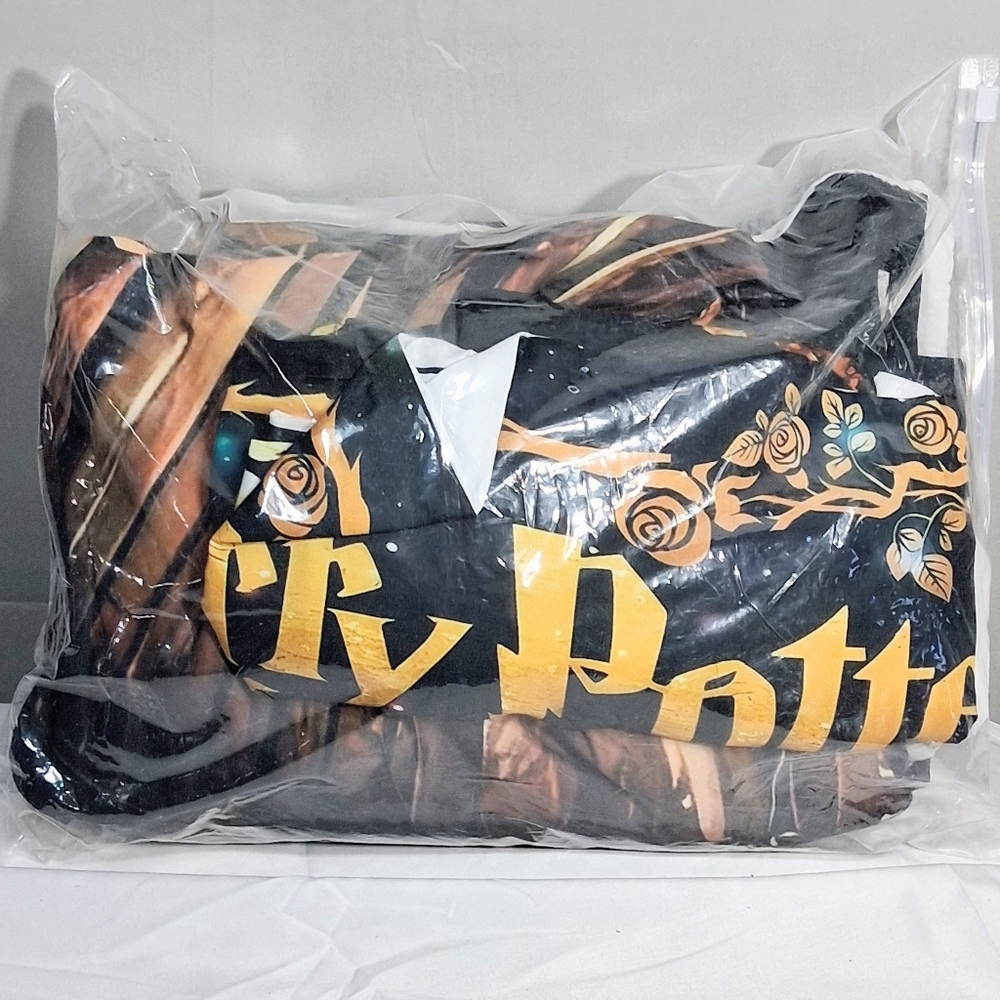 Harry Potter "Deathly Hallows" 90" X 90" Double Lined Flat Sheet W/ 2 Pil. Cases